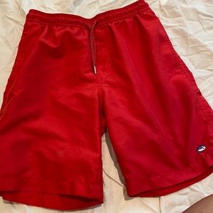 Boys Southern Tide Red Bathing Suit Size L